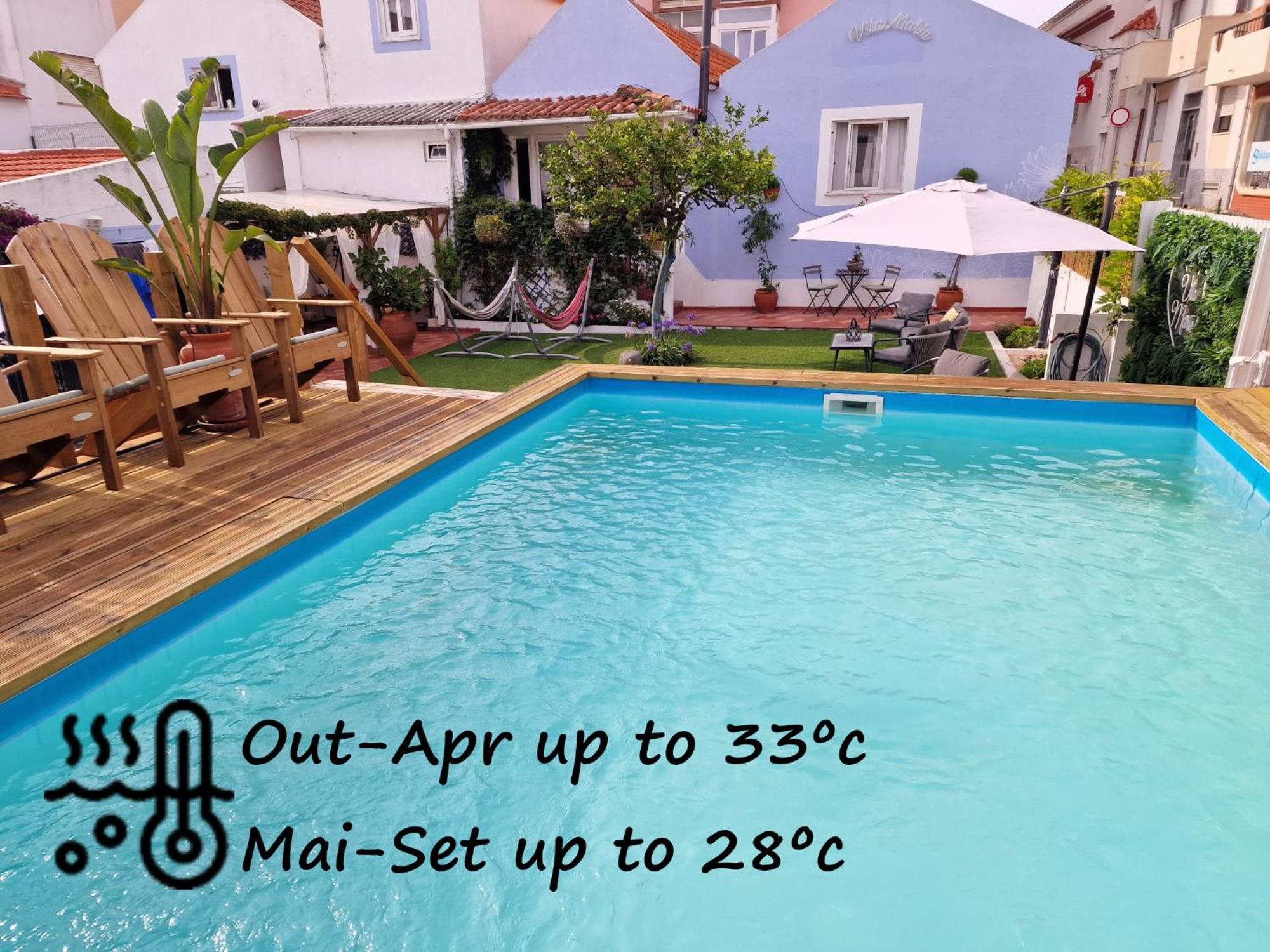 Vila Maria Apartments By Host-Point Costa da Caparica Bagian luar foto